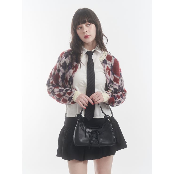 2WAYパターンショートカーデ | jouetie | 詳細画像8 