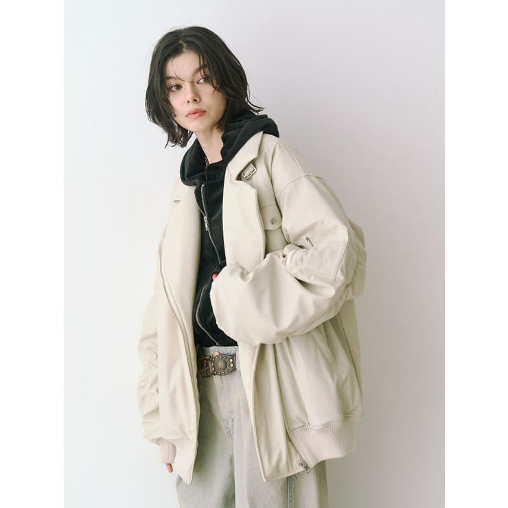 ベロアコンパクトラインZIPフーディ【セットアップ対応】 | jouetie | 詳細画像26 