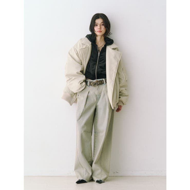 ベロアコンパクトラインZIPフーディ【セットアップ対応】 | jouetie | 詳細画像28 