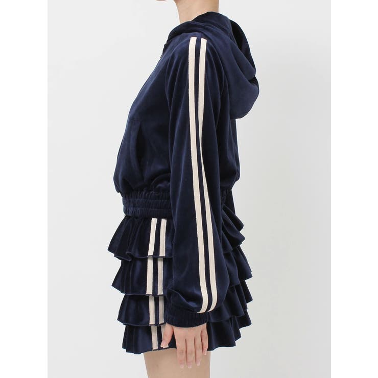 ベロアコンパクトラインZIPフーディ【セットアップ対応】 | jouetie | 詳細画像38 