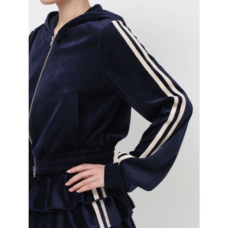 ベロアコンパクトラインZIPフーディ【セットアップ対応】 | jouetie | 詳細画像41 