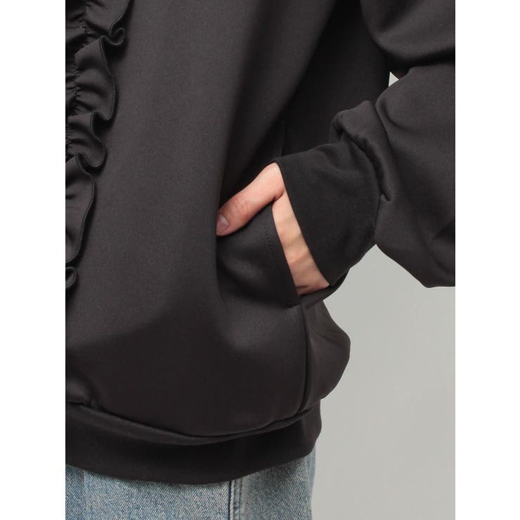 ルーズフリルトラックジャケット[品番：MKSW0066732]｜jouetie