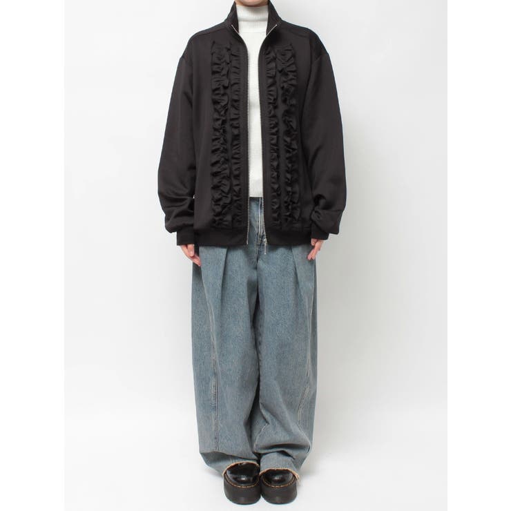 ルーズフリルトラックジャケット[品番：MKSW0066732]｜jouetie