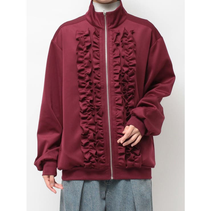 ルーズフリルトラックジャケット[品番：MKSW0066732]｜jouetie