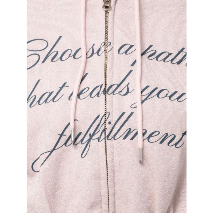 【WEB限定】ラメクロップドZIPフーディー【セットアップ対応】 | jouetie | 詳細画像17 