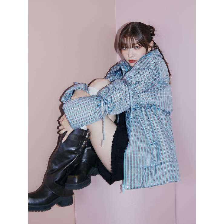 ウエストマークミドルパッファーコート | jouetie | 詳細画像2 