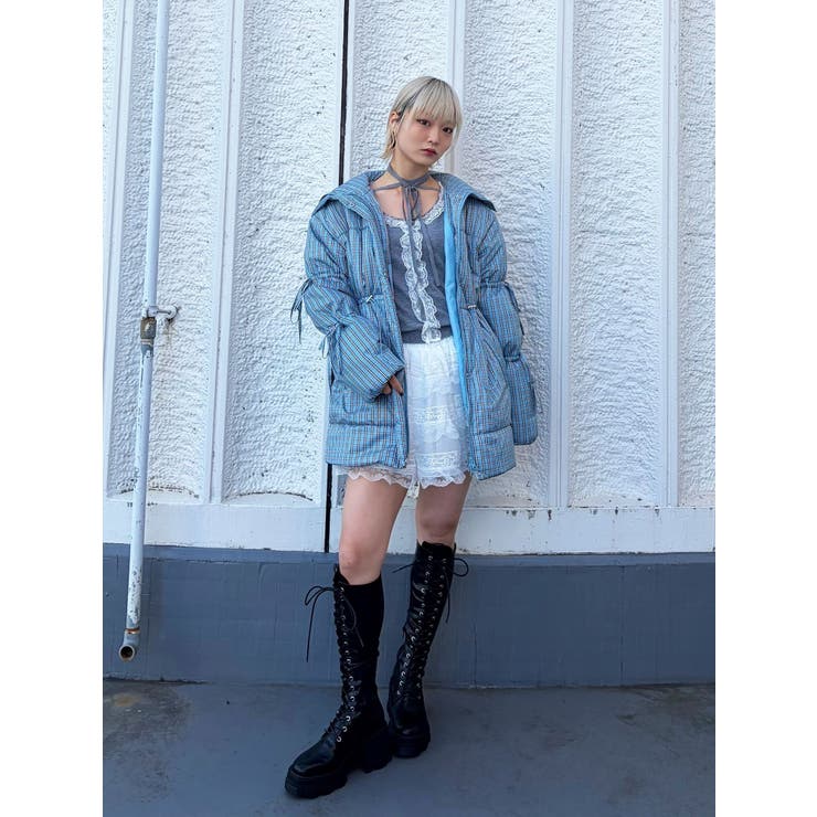 ウエストマークミドルパッファーコート | jouetie | 詳細画像20 