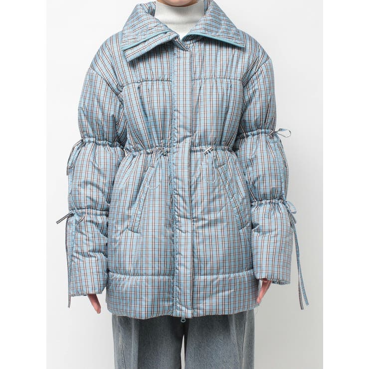 ウエストマークミドルパッファーコート | jouetie | 詳細画像21 