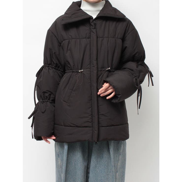 ウエストマークミドルパッファーコート | jouetie | 詳細画像34 