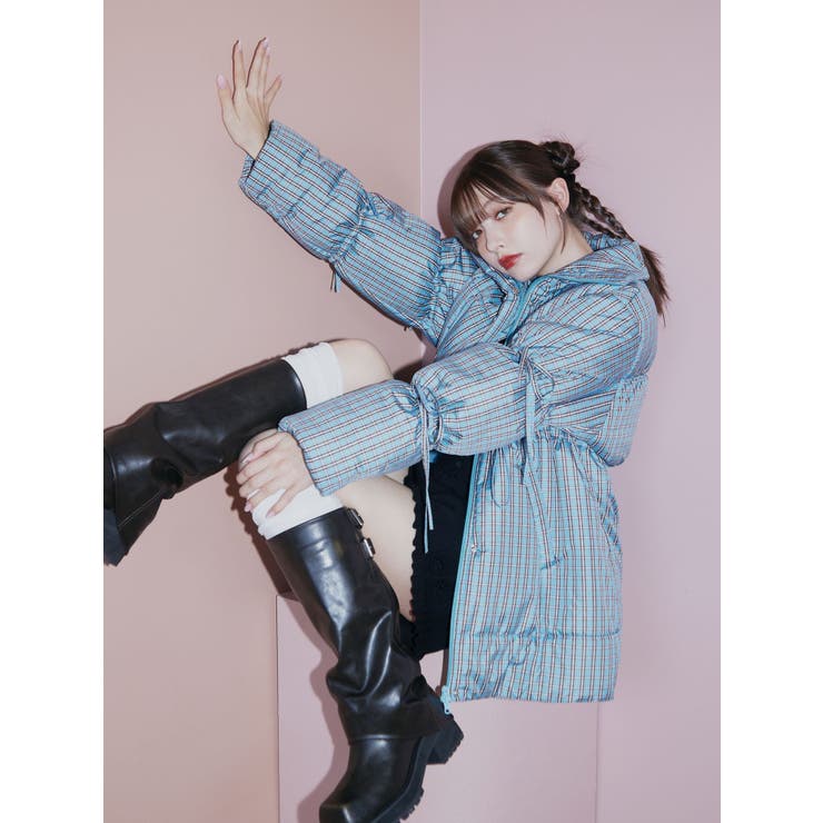 ウエストマークミドルパッファーコート | jouetie | 詳細画像4 