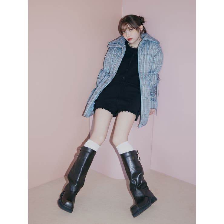 ウエストマークミドルパッファーコート | jouetie | 詳細画像6 