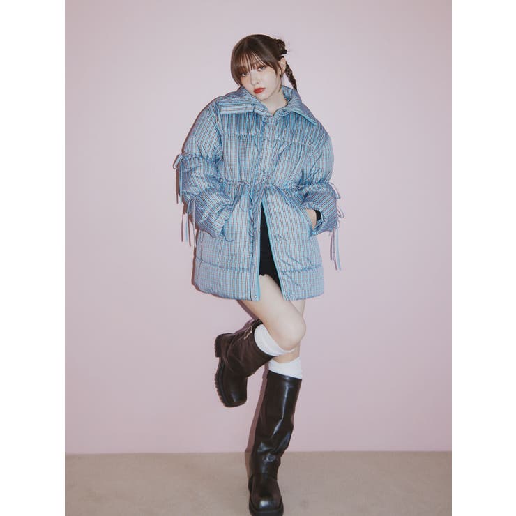 ウエストマークミドルパッファーコート | jouetie | 詳細画像7 