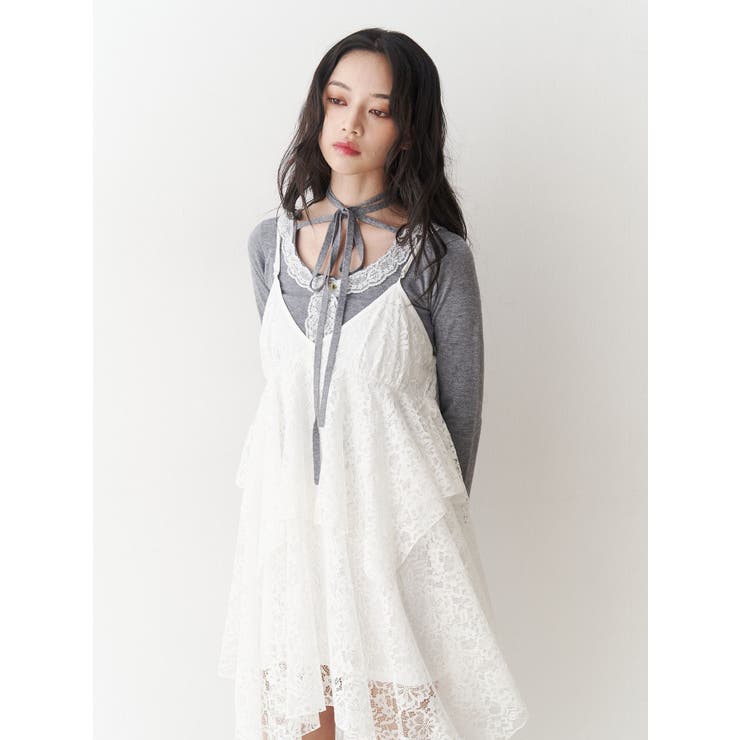 パターンシアーキャミワンピース | jouetie | 詳細画像17 