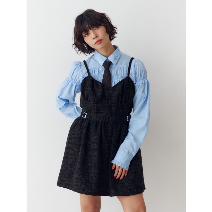 ツイードキャミワンピース | jouetie | 詳細画像4 