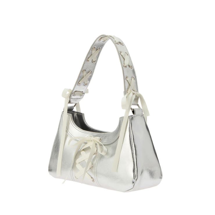 レースアップリボンハンドバッグ | jouetie | 詳細画像13 