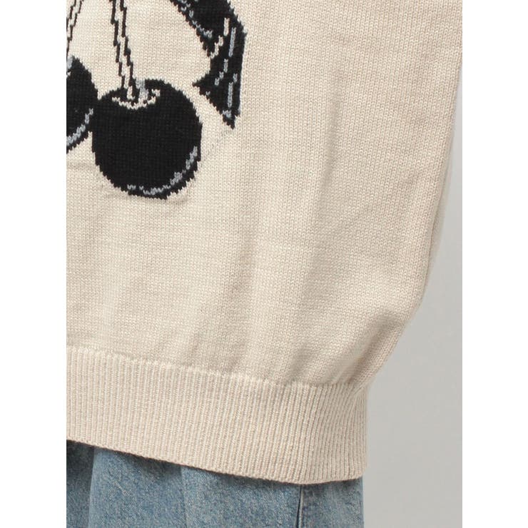 ジャガードチェリールーズニット | jouetie | 詳細画像29 