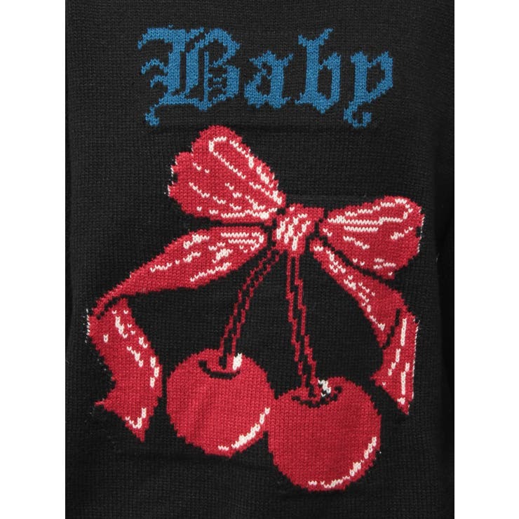 ジャガードチェリールーズニット | jouetie | 詳細画像32 