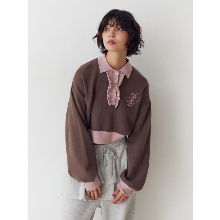 フリルラガーニットトップス | jouetie | 詳細画像10 