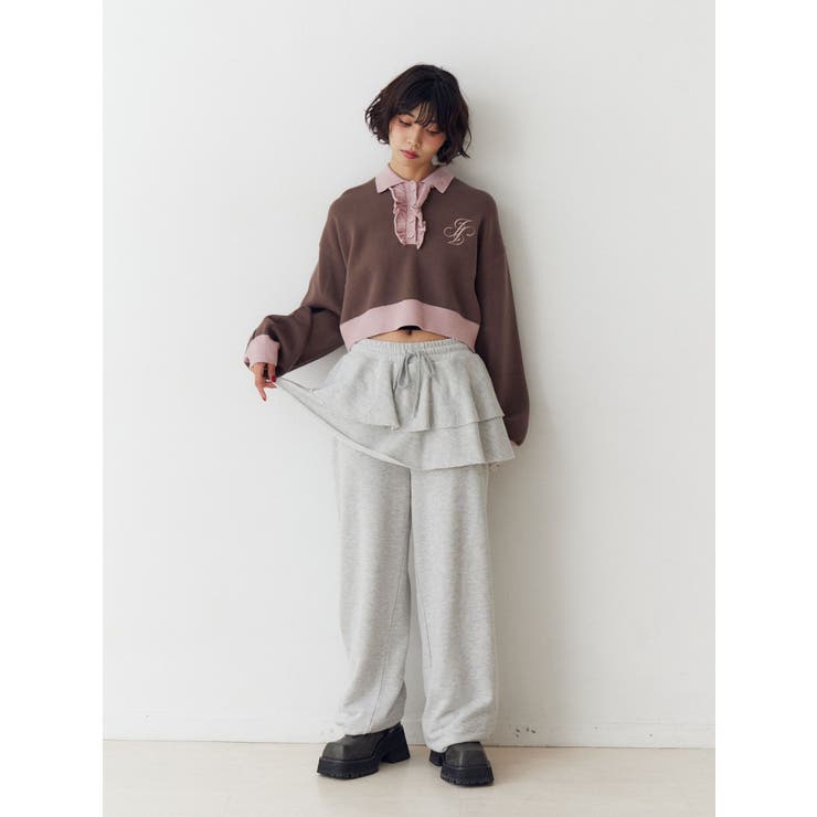 フリルラガーニットトップス | jouetie | 詳細画像12 