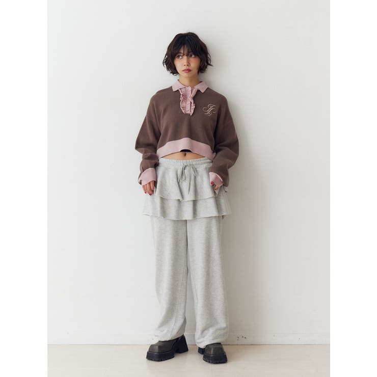 フリルラガーニットトップス | jouetie | 詳細画像13 