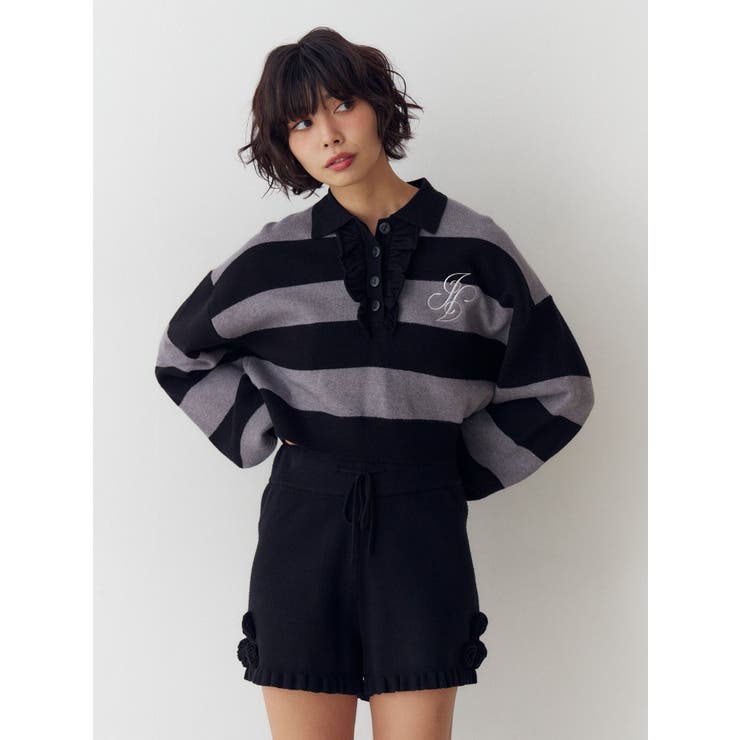 フリルラガーニットトップス | jouetie | 詳細画像4 