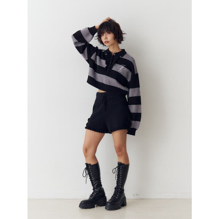 フリルラガーニットトップス | jouetie | 詳細画像6 