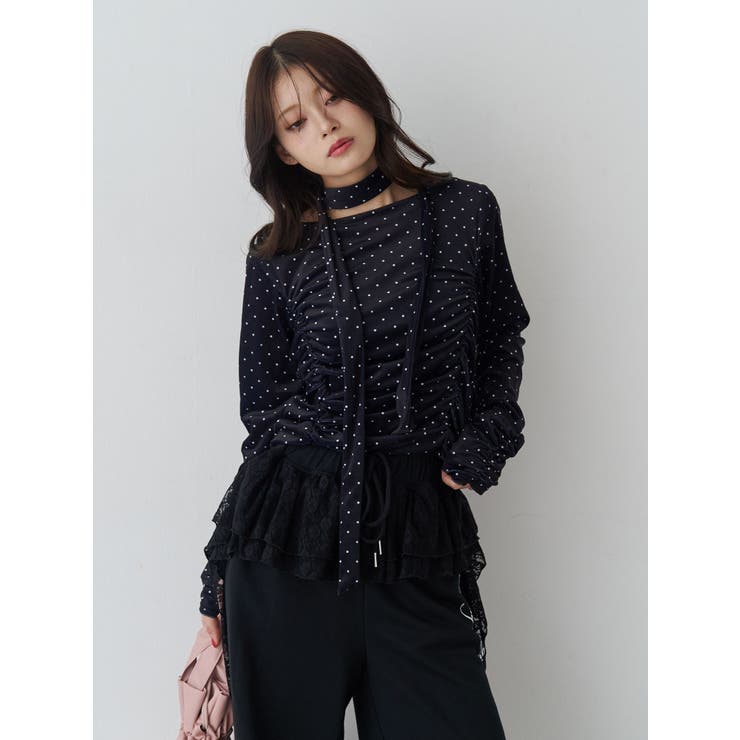 シアーベロアチョーカートップス | jouetie | 詳細画像10 