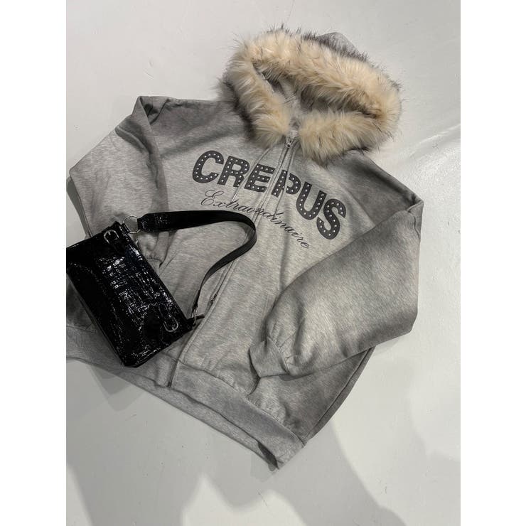 グレー | ファードッキングルーズフーディー | jouetie