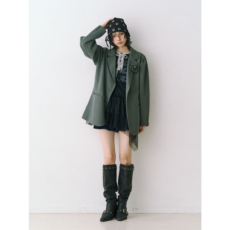 パワショルルーズテーラードジャケット【セットアップ対応】 | jouetie | 詳細画像10 