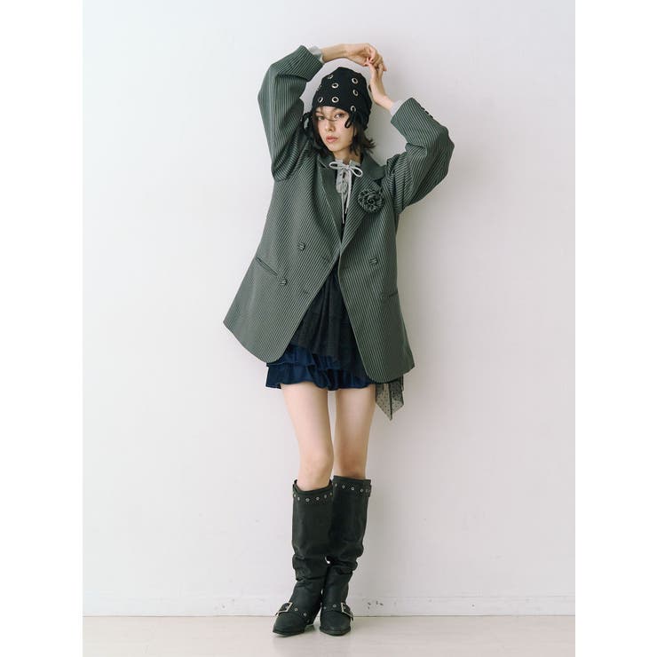 パワショルルーズテーラードジャケット【セットアップ対応】 | jouetie | 詳細画像12 