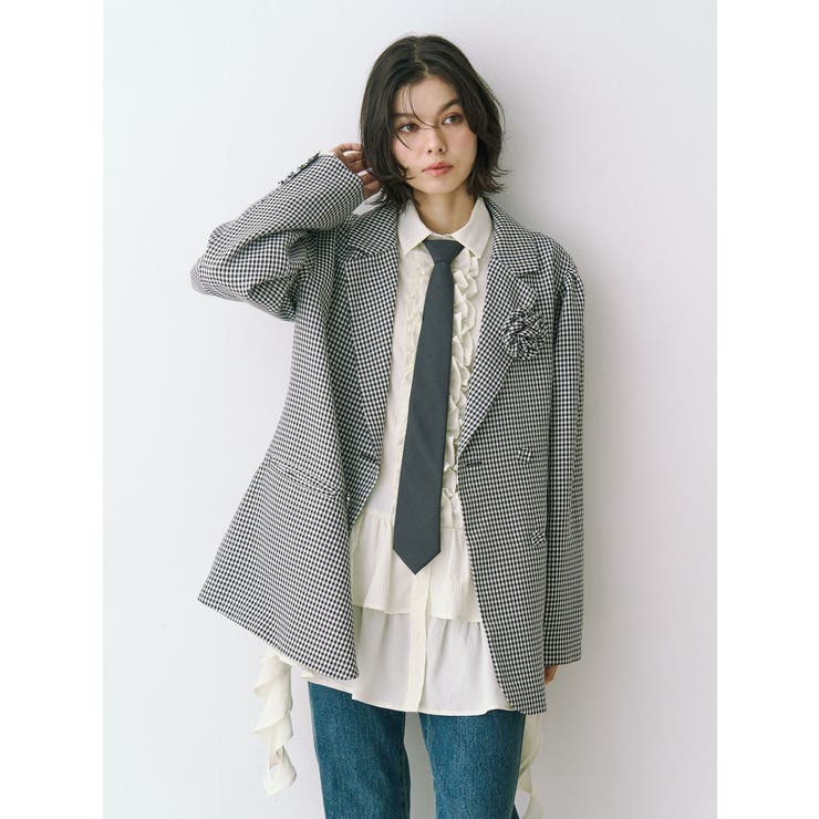 パワショルルーズテーラードジャケット【セットアップ対応】 | jouetie | 詳細画像3 