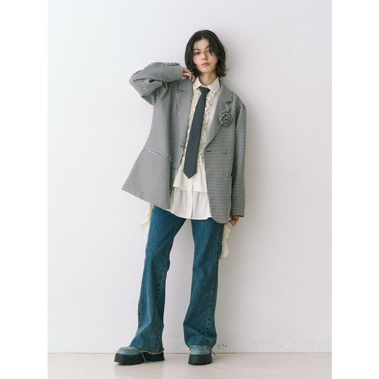 パワショルルーズテーラードジャケット【セットアップ対応】 | jouetie | 詳細画像5 