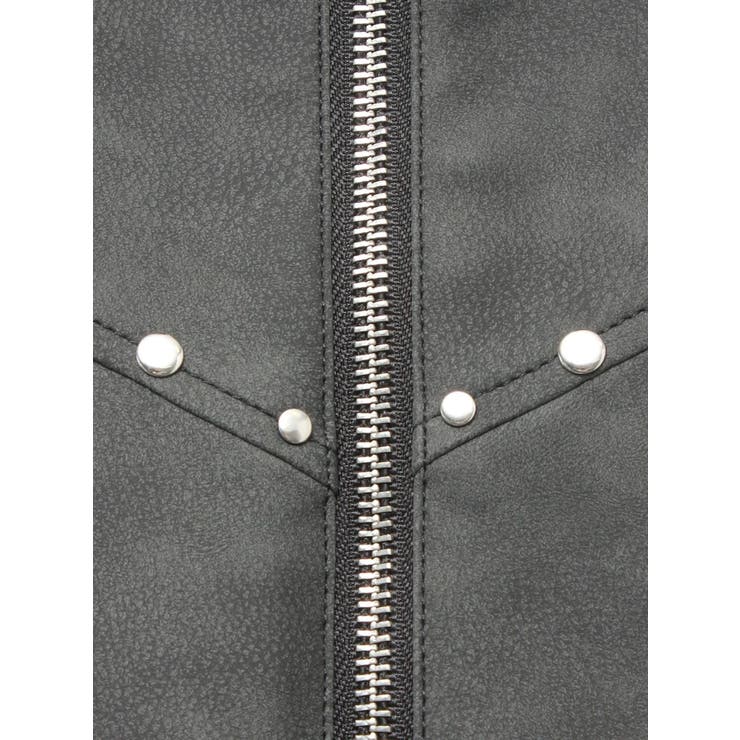 フェイクレザースタッズブルゾン | jouetie | 詳細画像45 