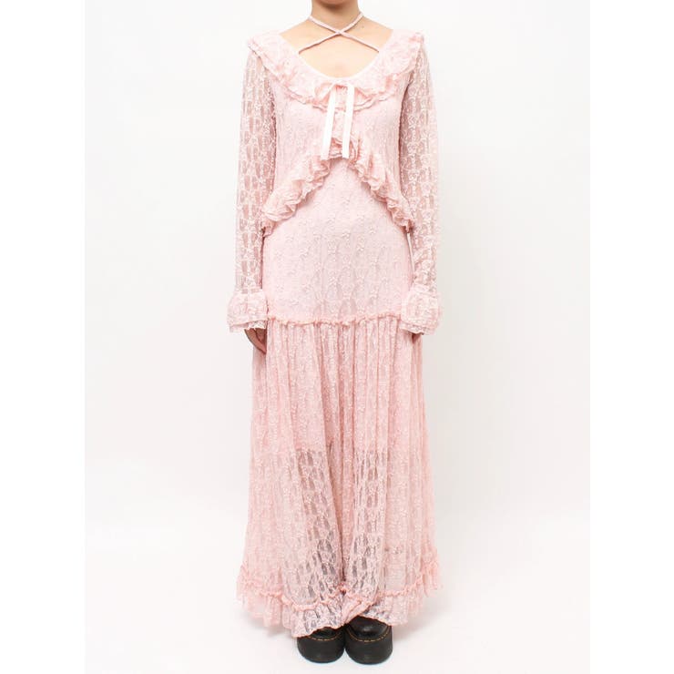 ラッフルフリルレースロングワンピース | jouetie | 詳細画像28 