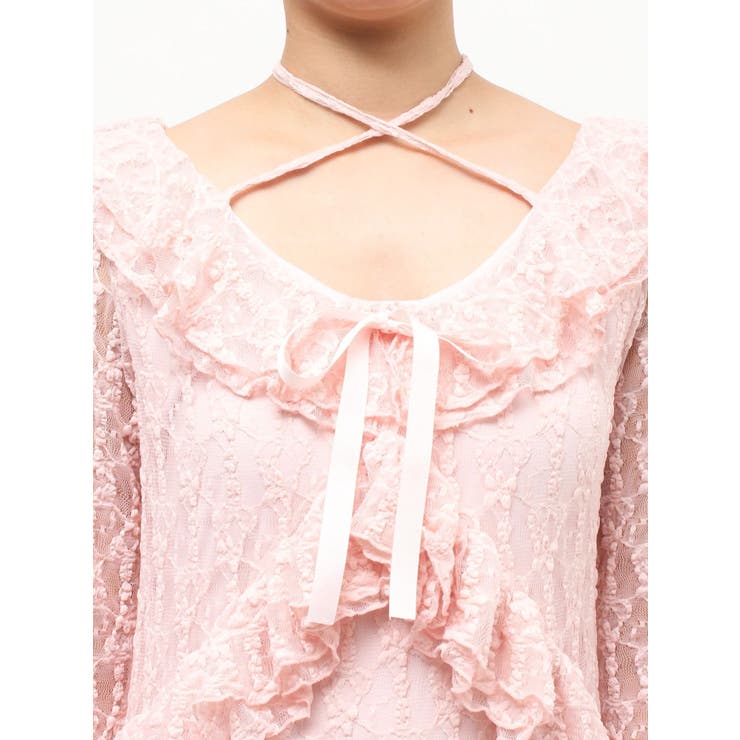 ラッフルフリルレースロングワンピース | jouetie | 詳細画像31 