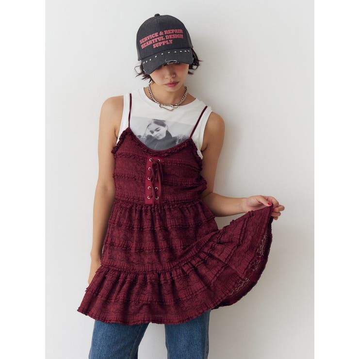 ボリュームレースキャミワンピース | jouetie | 詳細画像17 