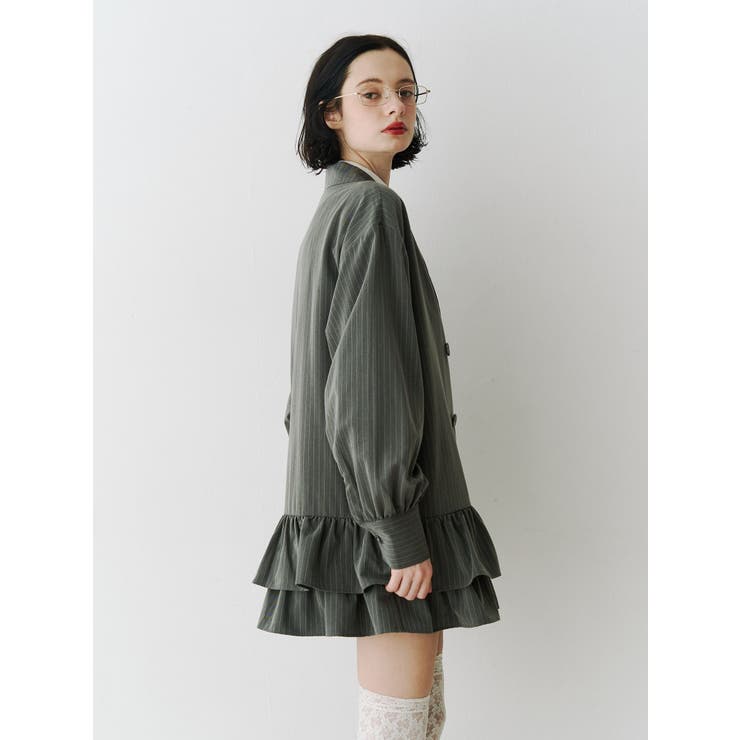 ヘムフリルトレンチミニワンピース | jouetie | 詳細画像10 