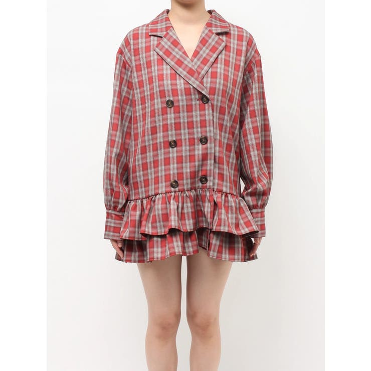 ヘムフリルトレンチミニワンピース | jouetie | 詳細画像20 