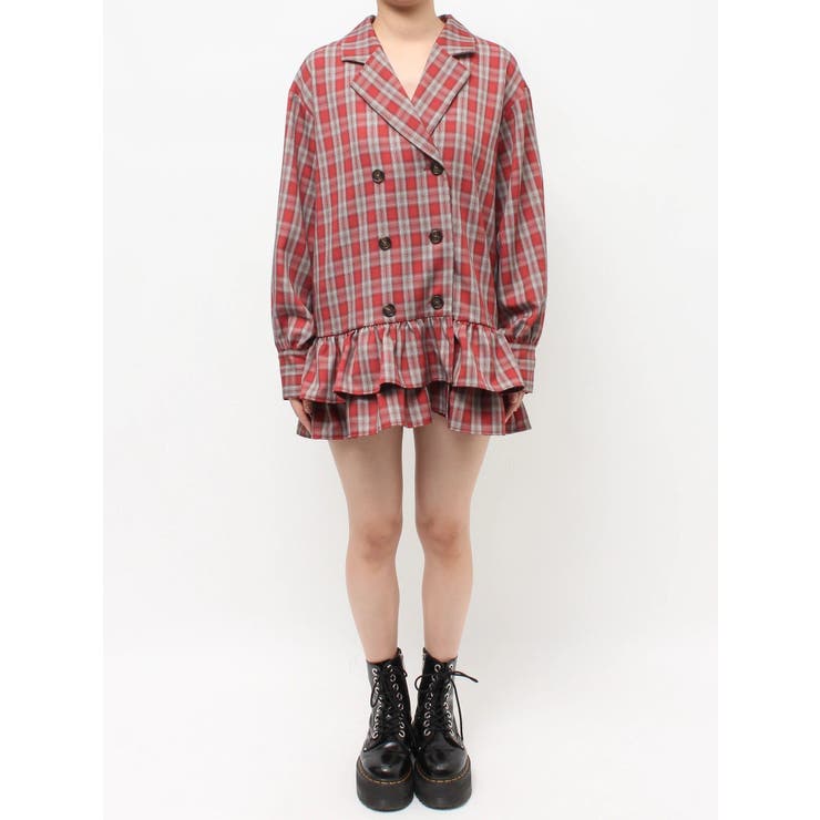 ヘムフリルトレンチミニワンピース | jouetie | 詳細画像27 