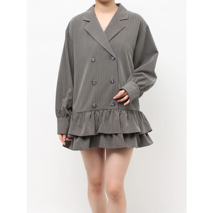 ヘムフリルトレンチミニワンピース | jouetie | 詳細画像31 