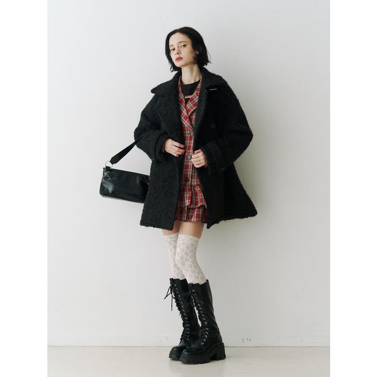 ヘムフリルトレンチミニワンピース | jouetie | 詳細画像7 