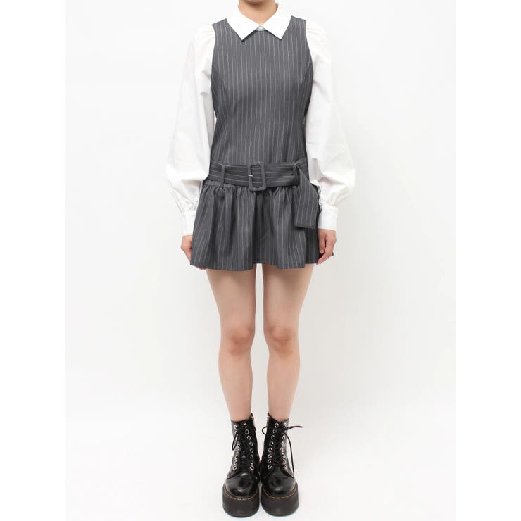 シャツドッキングミニワンピース | jouetie | 詳細画像10 