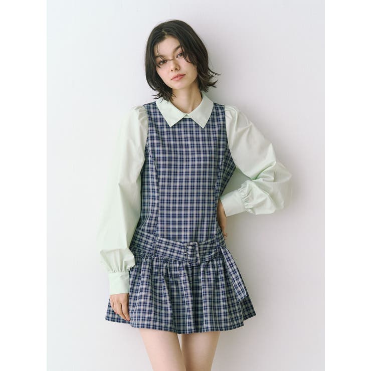 シャツドッキングミニワンピース | jouetie | 詳細画像15 
