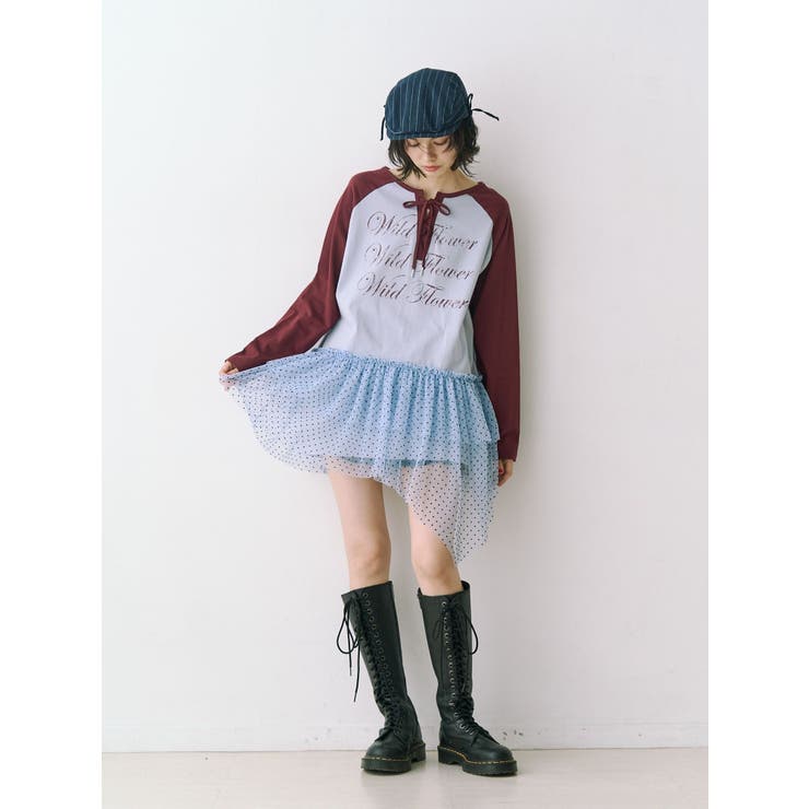 ヘムフリルラグランワンピース | jouetie | 詳細画像10 