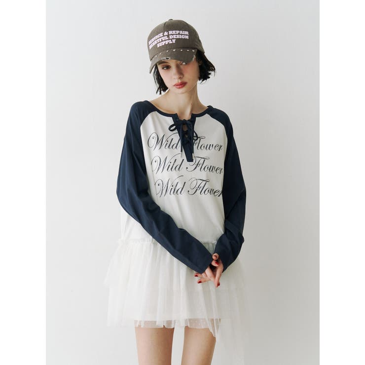 ヘムフリルラグランワンピース | jouetie | 詳細画像5 