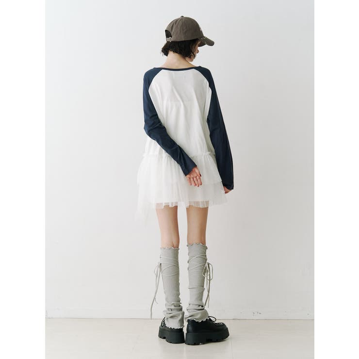 ヘムフリルラグランワンピース | jouetie | 詳細画像6 