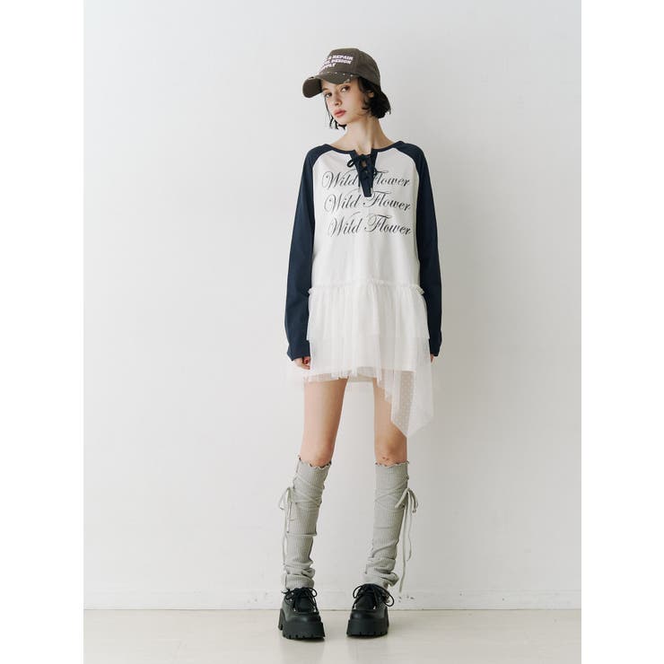 ヘムフリルラグランワンピース | jouetie | 詳細画像7 