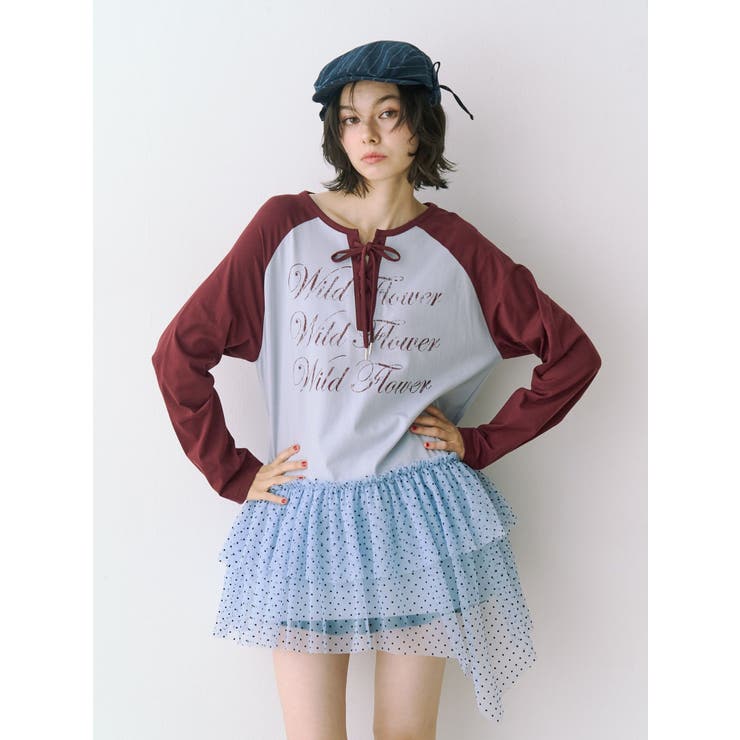 ヘムフリルラグランワンピース | jouetie | 詳細画像8 