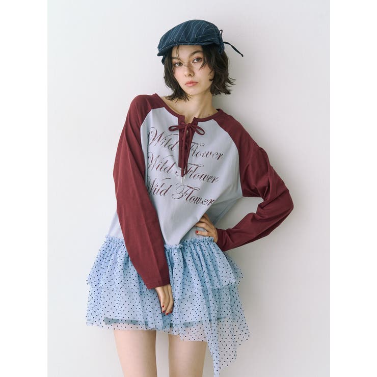 ヘムフリルラグランワンピース | jouetie | 詳細画像9 