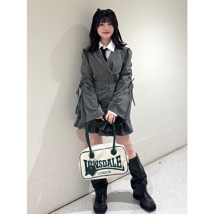 ギャザーリボンジャケットミニワンピース【セットアップ対応】 | jouetie | 詳細画像34 